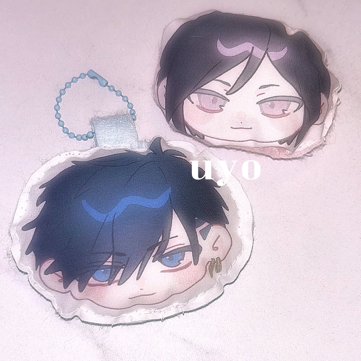 クッションキーホルダー試作！
ふわもち〜𐔌՞･ ̫･՞𐦯♡