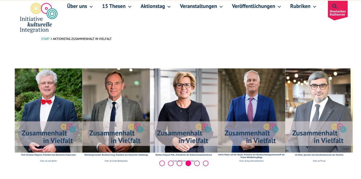 📣 Gemeinsam sichtbar werden – für Zusammenhalt in Vielfalt
 
Am 21. Mai 2026 ruft die Initiative kulturelle Integration bundesweit zum Mitmachen auf: Organisationen, Bündnisse, Initiativen u. Einzelpersonen können Aktionen anmelden und ein Zeichen für Respekt u. Vielfalt setzen.