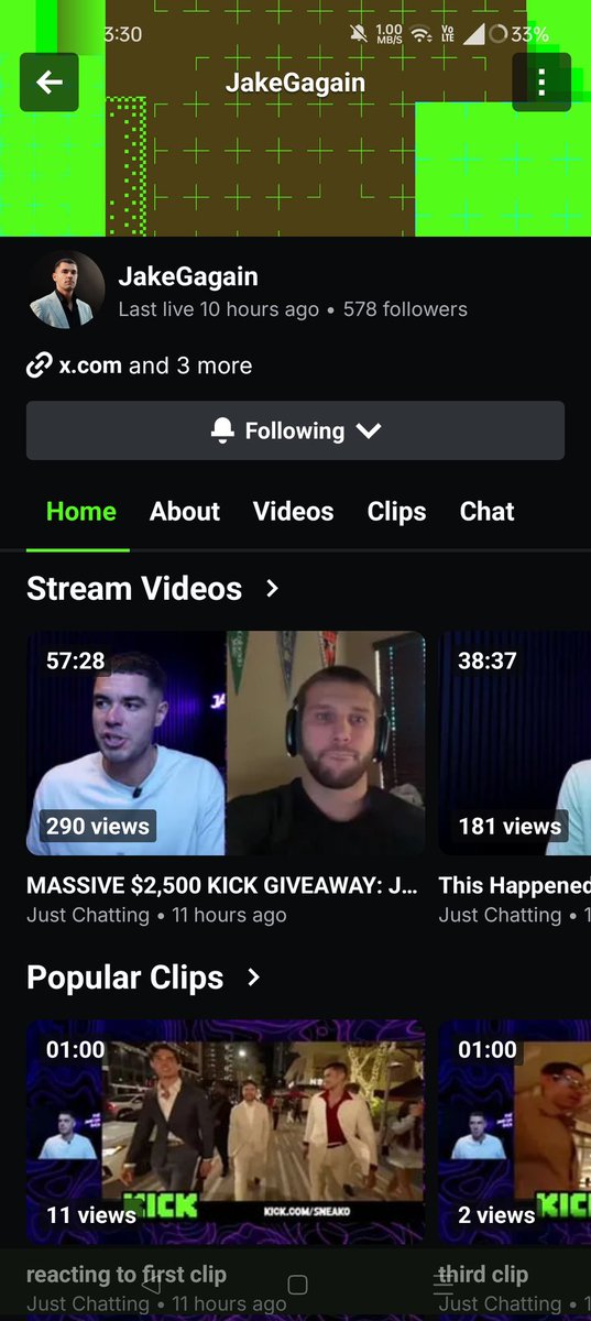 <a href="/JakeGagain/">JAKE</a> Following boss thanks for the Opportunity 🙂