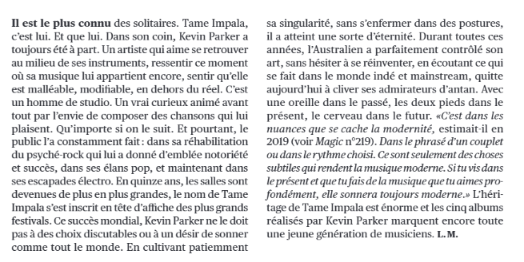 LucMagoutier's tweet photo. Retour sur la discographie de @tameimpala dans le dernier numéro de @magicrpm ! Un regard rétrospectif sur cinq albums qui ont changé beaucoup de choses https://t.co/TtvODPqcX1