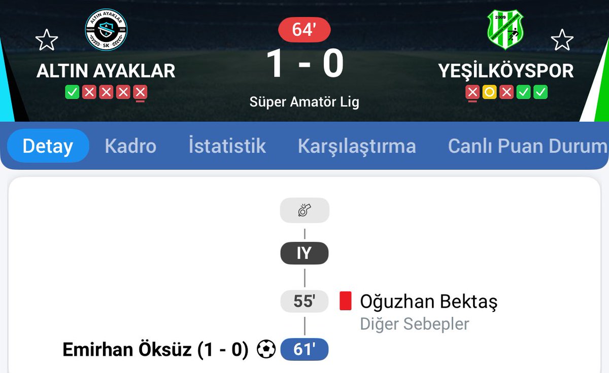 Kırmızı kartın açıklaması koparttı mk