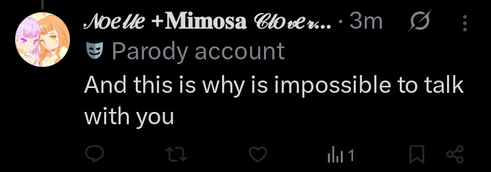 Blocked me when provided with evidence against their wank from their own manga. 😂