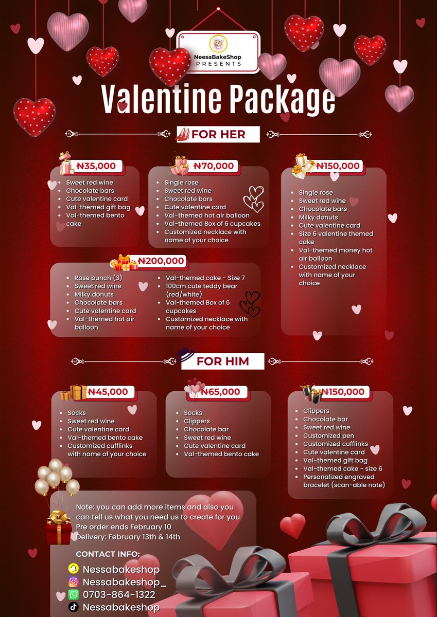 This Valentine season let love and joy fill your heart with our special packages we put together with love.Perfect for you and your loved ones—experience the best and a little extra sweetness in every purchase. Show yourself some love or surprise someone special. send us a dm.❤️