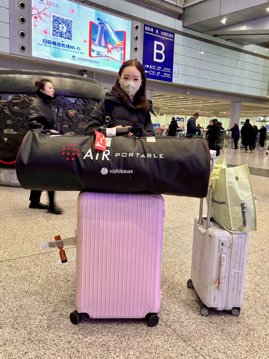 hitkurasawa's tweet image. 先ほど到着したばかりの2人ですが、先日の単独インタビューどうぞ！

ちなみに、森口選手は空港で荷物検査となり友野カレーについて説明を求められたそうです（没収はされなかったらしいです！）

今季躍進の「 #ゆなすみ 」が描く未来　「8年後の五輪まで」 | 毎日新聞 
mainichi.jp/articles/20260…