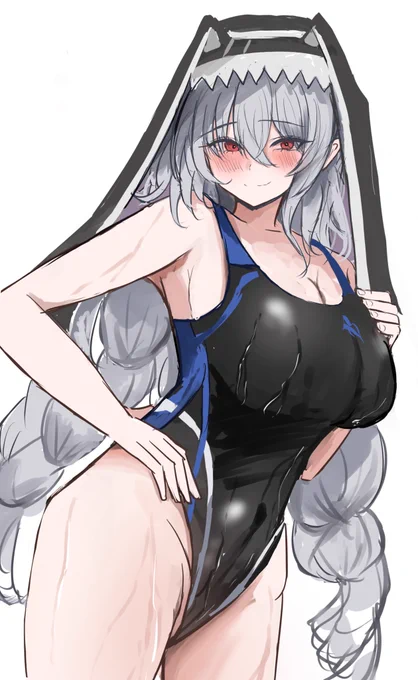 水着スペちゃんはいかがですか‥? #アークナイツ