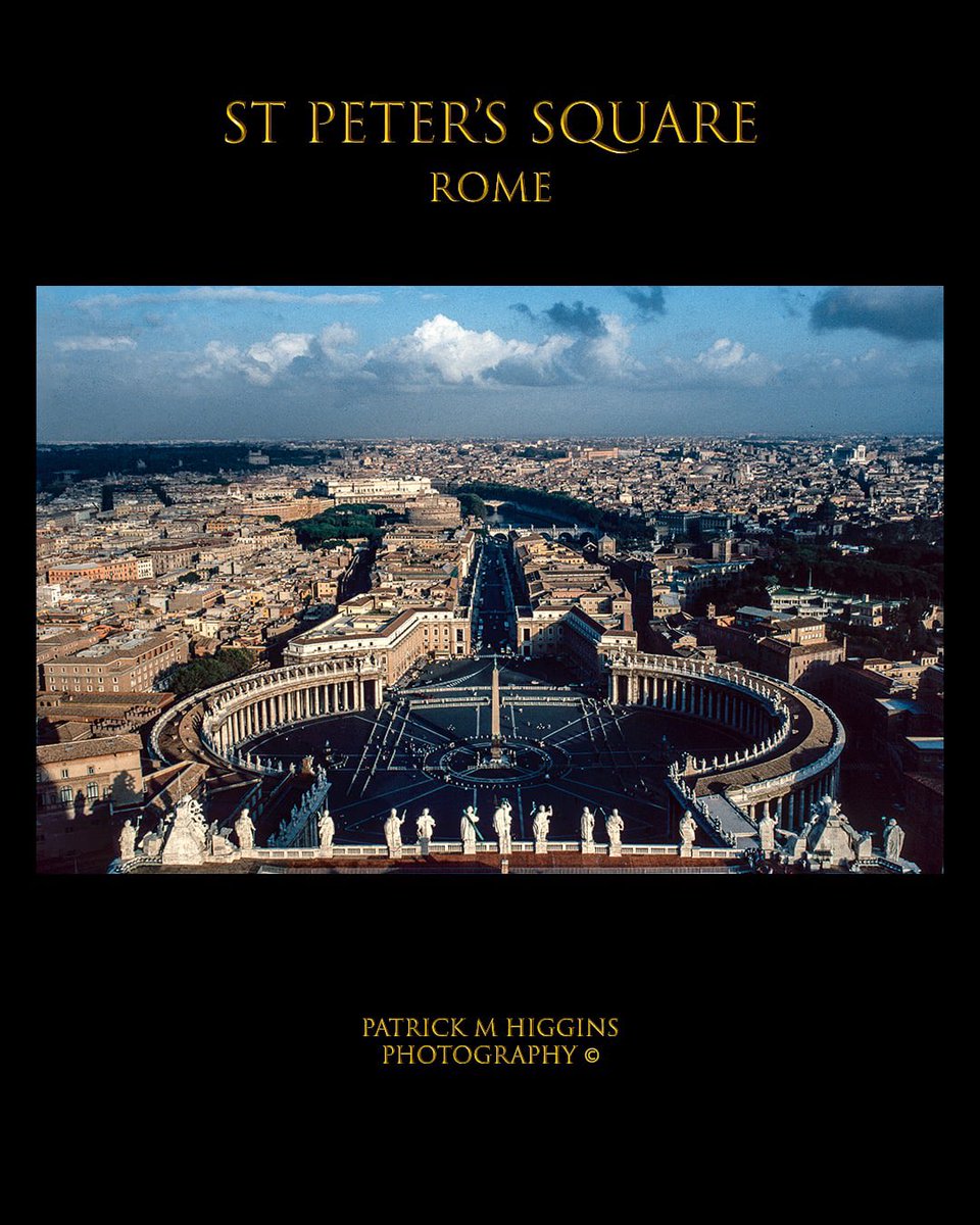 St. Peter’s Square, Rome. @patrickmhiggins #stpeterssquare #vaticancity #rome #urbanlandscape #landscapephotography