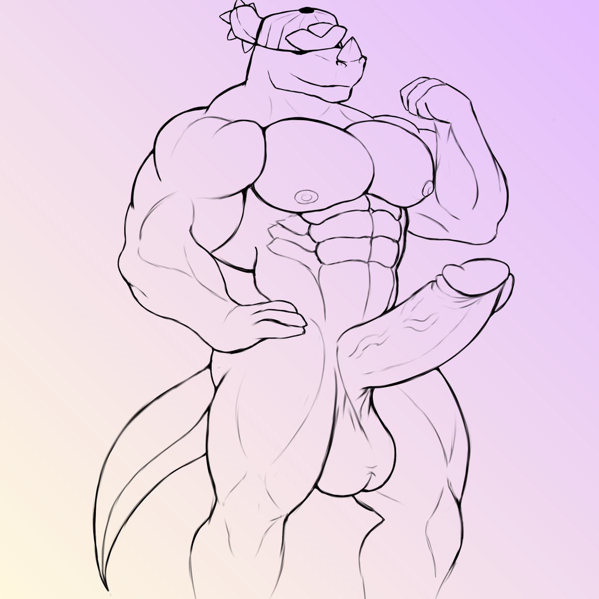 Yaquito_OF's tweet photo. El que ando haciendo actualmente, volvimos con la calidad mañana seguramente lo colores y demás #Bara#draw#furry#barafurry#dragonite_oficial https://t.co/XWaW3svRFo