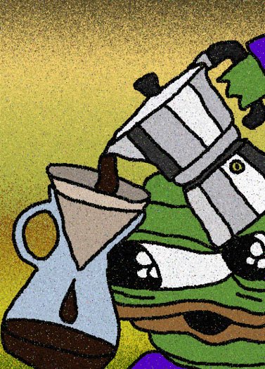 captfutureRIP's tweet image. GM frens ☕🐸