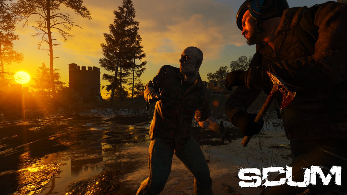 ScumGame's tweet photo. Splitting skulls and taking in the sights 📸

#SCUM #Survival #Survivalgaming #eyecandy https://t.co/AF26nnRyp9