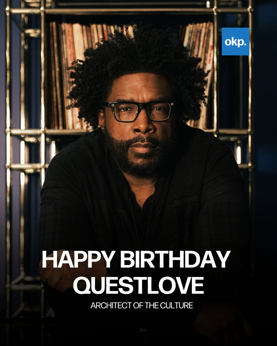 okayplayer's tweet image. Happy Birthday, Questlove! Founder. Musician and most importantly architect of sound and story. From the drum kits to the archives, your work continues to shape how culture is created, documented, and understood. The influence is undeniable. 🎉🥁🎂