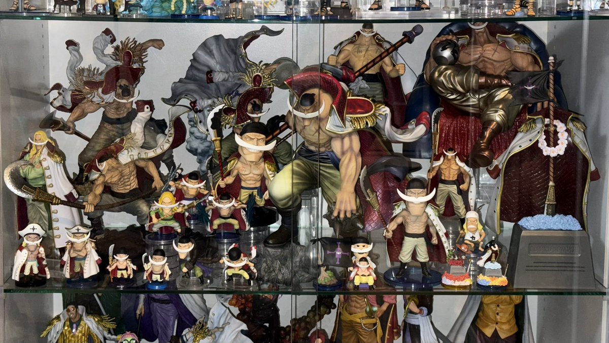 白ひげディスプレイ完成しました😆 やっぱMAXIMUMカッコいい⭕️