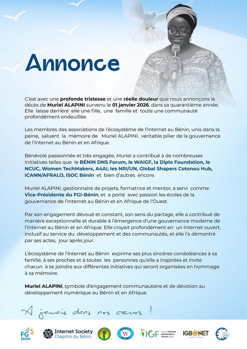 Internet Society Chapitre du Bénin tweet media