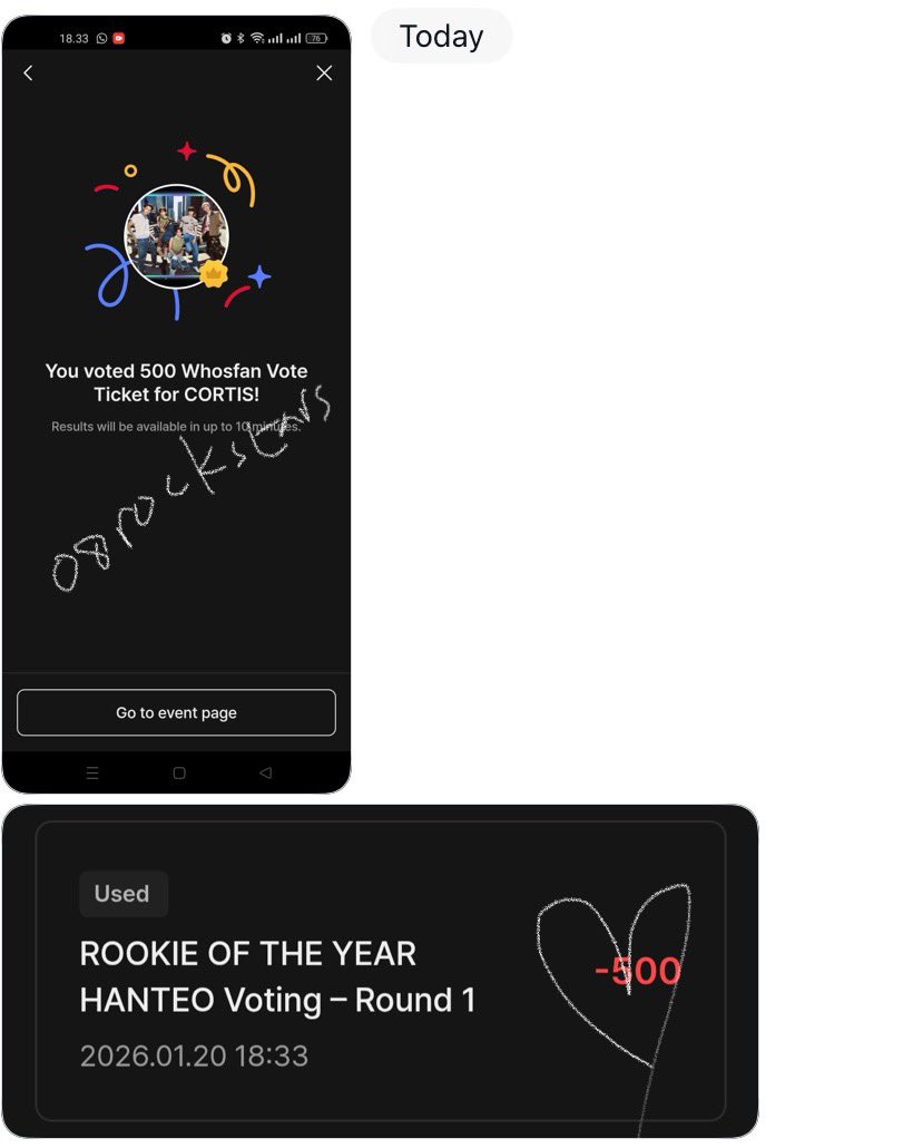 kinda busy irls so i just dropped little vote for #cortis. hope it helps a bit🥹🤍