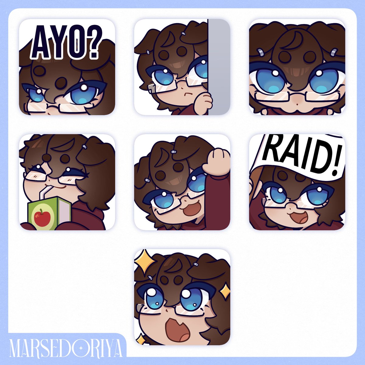 Emotes for @/Ssmudgeyy! #VGenComm