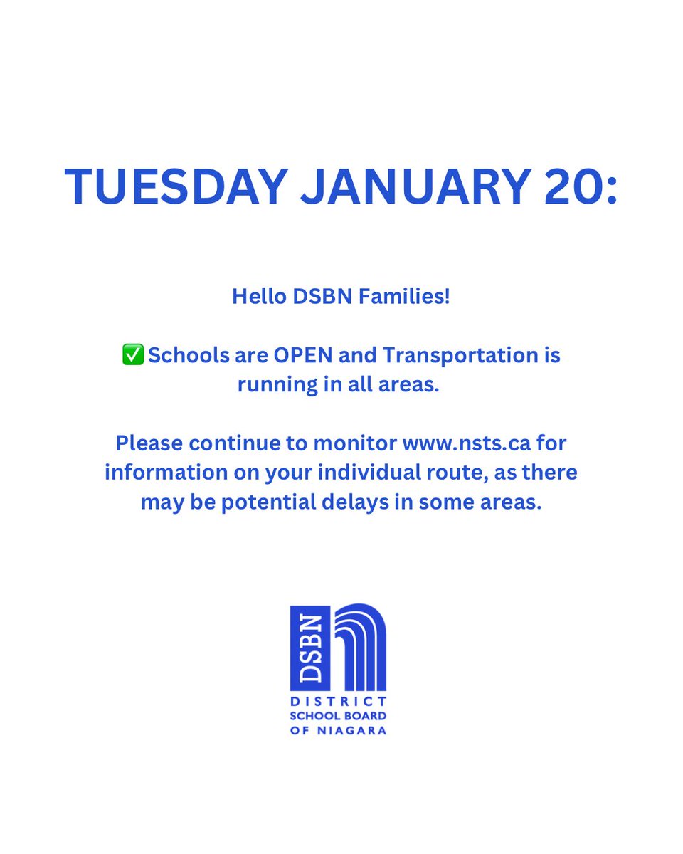 District School Board of Niagara tweet media