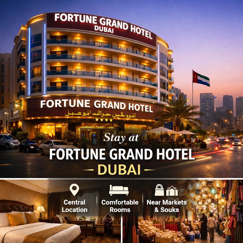 Michael02Carter's tweet photo. If you are visiting Deira, Fortune Grand Hotel Dubai can be a great choice.
Modern, comfortable, and ideal for both business and leisure travelers.
Check details and book easily on BookMyBooking. https://t.co/nJLdyvSAjB