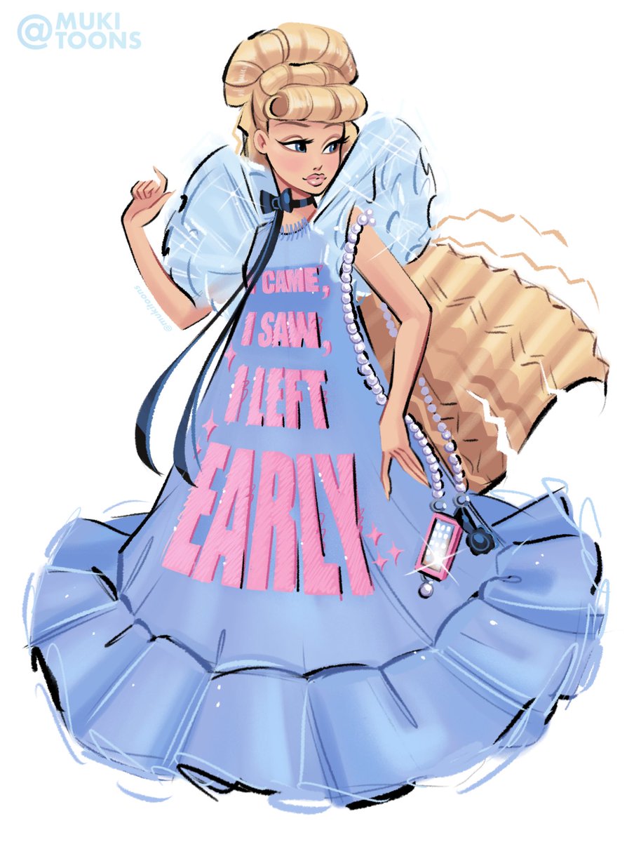 〜♡Ariel♡〜① I wanted to draw how I imagine Ariel would look like in a Chanel x