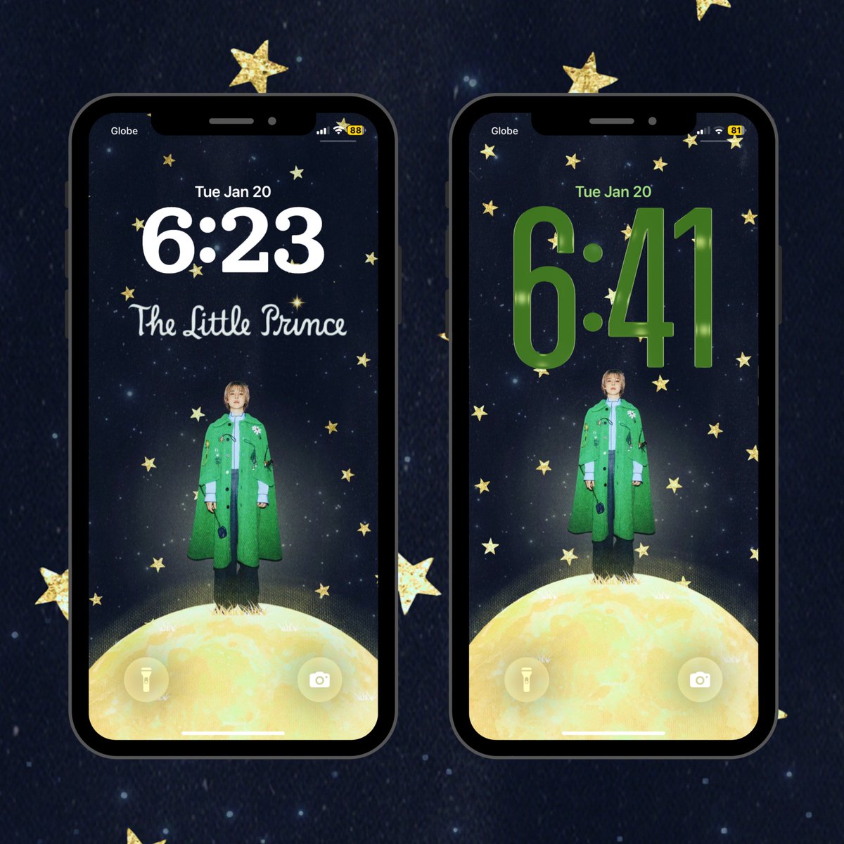 gimbapkuk's tweet image. little prince jimin lockscreen wallpapers ⭐️ 👑 🌹