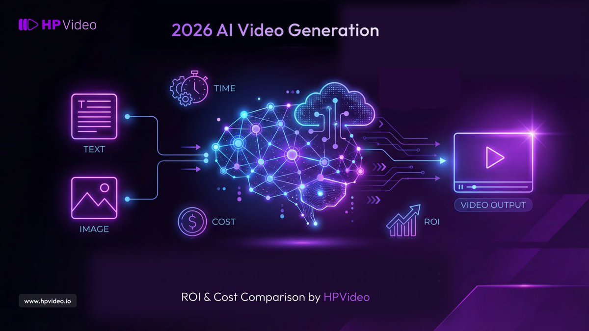 U9rurt's tweet photo. Is AI video generation really worth the cost in 2026?

This article breaks down the true cost-benefit of AI video creation, including time savings, production efficiency, and ROI compared to traditional video workflows.

Learn more
https://t.co/kiRjE8zdGc

#AIVideo #HPVideo https://t.co/4vWx2FoQue