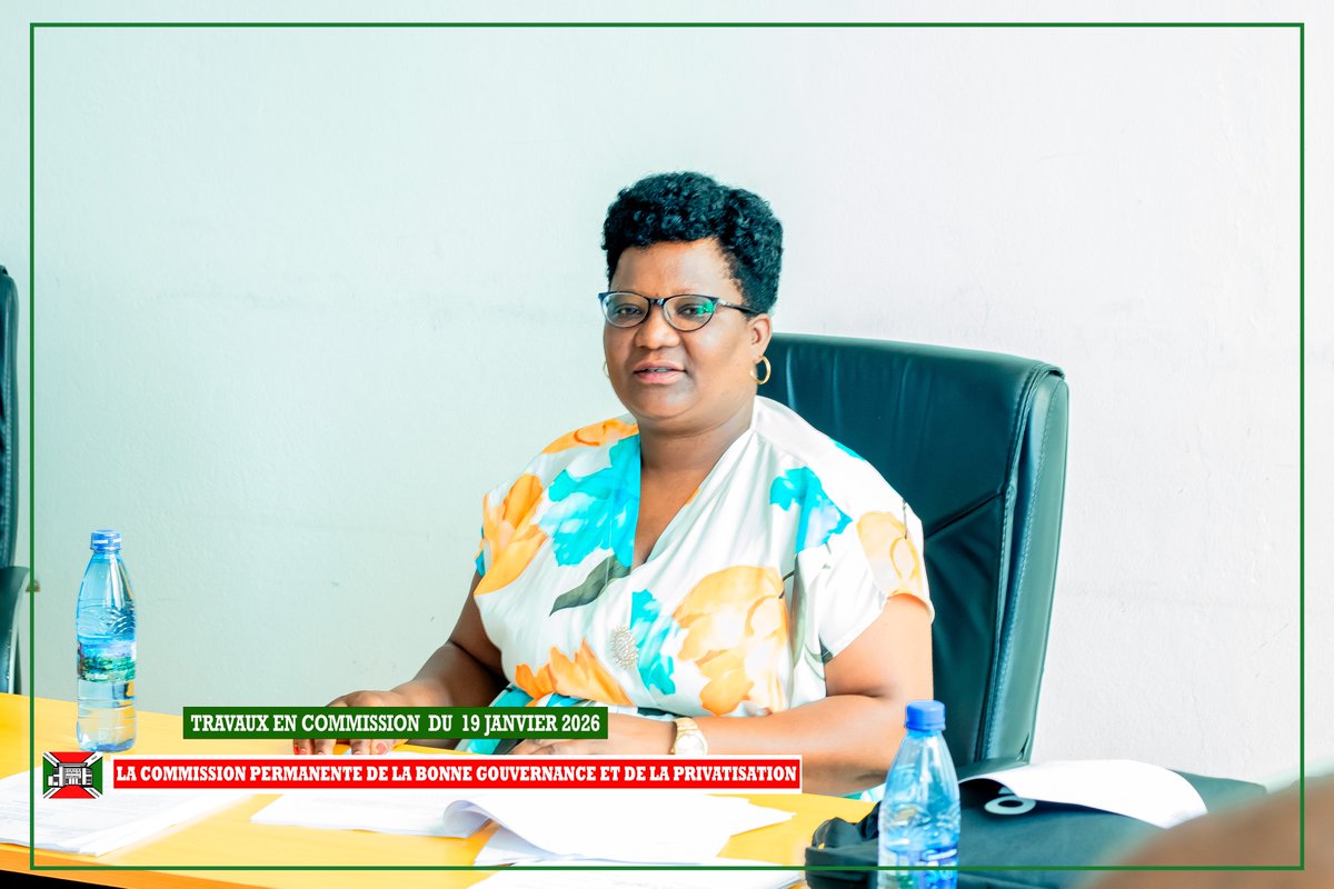 nshingamateka's tweet photo. En date du 19 janvier 2026, les honorables députés membres de la commission permanente de la bonne gouvernance et de la privatisation se sont réunis pour analyser le projet de loi no…/…du…/…/2025 portant ratification par la République du Burundi de l’Accord pour l’élimination de la double imposition et la prévention de l’évasion fiscale en matière d’impôts sur le revenu entre le Gouvernement de la République du Burundi et le Gouvernement des Emirats Arabes Unis.