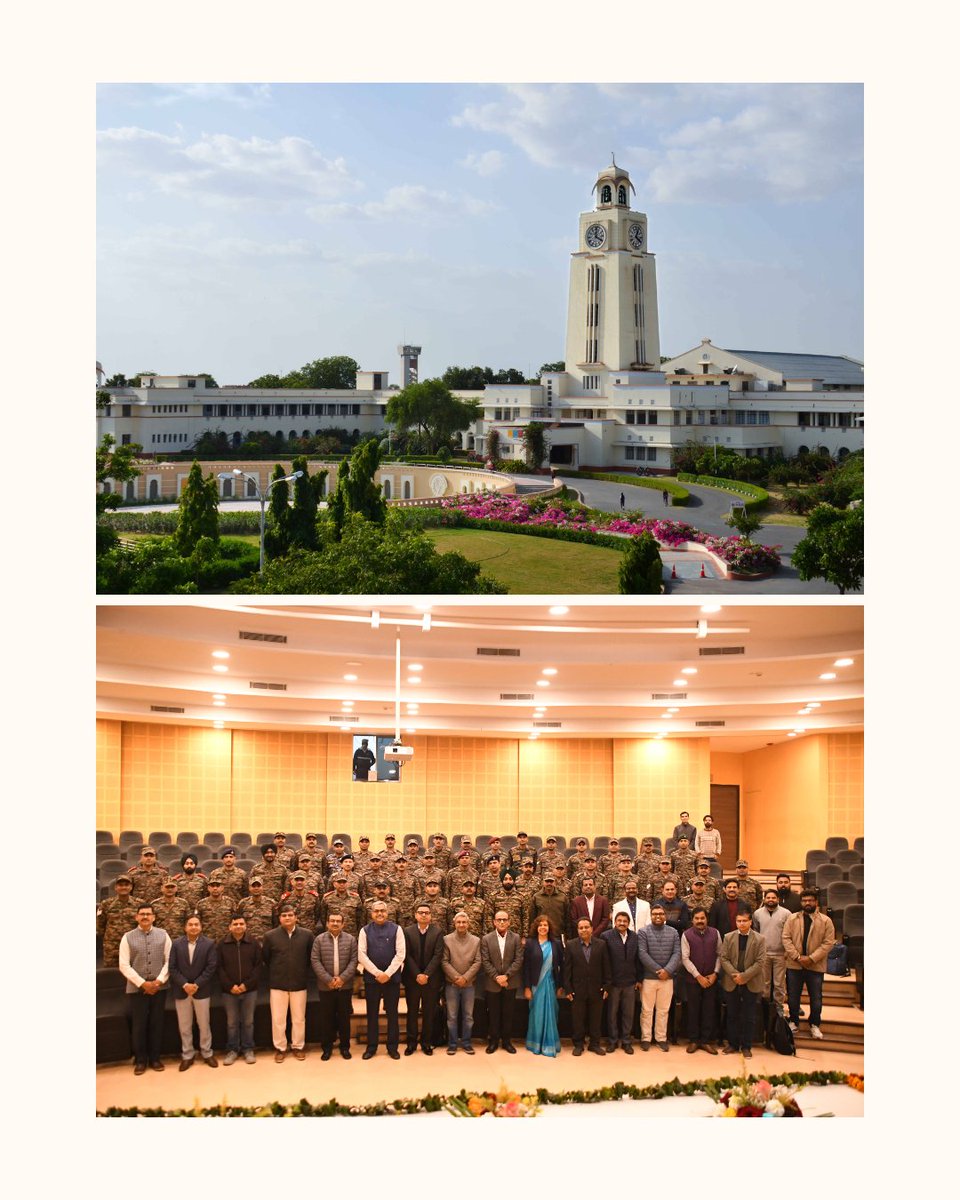 bitspilaniindia's tweet photo. Birla Institute of Technology and Science, Pilani, is honoured to welcome officers of the #IndianArmy for the Third Cohort of the Management Development Programme (MDP) on IT, Inventory Management, and Accounting. The programme was inaugurated on 19 January 2026 by Prof Sudhirkumar V Barai, Director, Pilani Campus, and Col. Soumyabrata Chakraborty, Registrar, in the presence of other distinguished dignitaries. 

Jointly designed and delivered by the Department of Management and the Department of Mechanical Engineering, the #MDP is coordinated by Prof. Srikanta Routroy, Prof. Satyendra Sharma, and Prof. Saurabh Chadha . Conducted under an MoU with the Army Training Command (#ARTRAC), the programme is part of a long-term collaboration to deliver multiple cohorts over the next three years.

The third cohort comprises 50 Junior Commissioned Officers from diverse regiments across the country. #BITSPilani warmly welcomes the participants and wishes them a meaningful and enriching learning experience. 

#BITSPilani #IndianArmy #DefenceCollaboration #NationBuilding