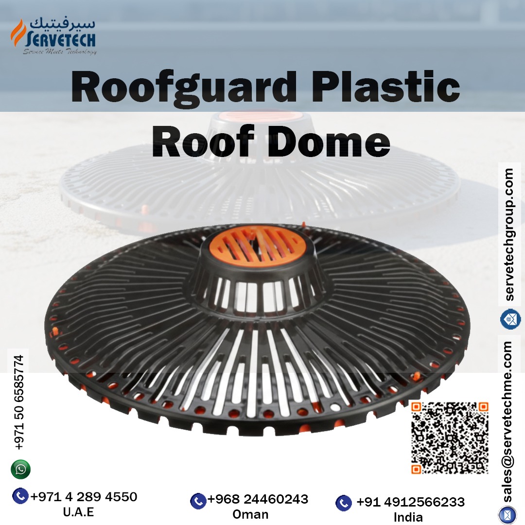 Servetech_'s tweet photo. ๐ง๏ธ RoofGuard Plastic Roof Dome
Polyethylene dome with UV inhibitor and horizontal-slotted free-area drainage for efficient rooftop runoff; 19" diameter, 10-year limited warranty.
#RoofDome #RoofDrain #Servetech https://t.co/cjBFik2S7b