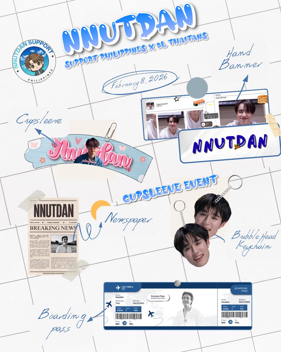 NnutdanPHL's tweet photo. Join us for a fun and exciting cupsleeve event to celebrate Nnutdan!
📍 Ayala Mall 30th, Pasig City
📅 February 8, 2026 (Sunday)
⏰ 10:00 AM
💸 Registration Fee: Php 80.00
🔗 Registration Form:
https://t.co/8HKfQc5gHh
#Nnutdan
#NnutdanSupportPhilippines https://t.co/sepGwEJsnQ
