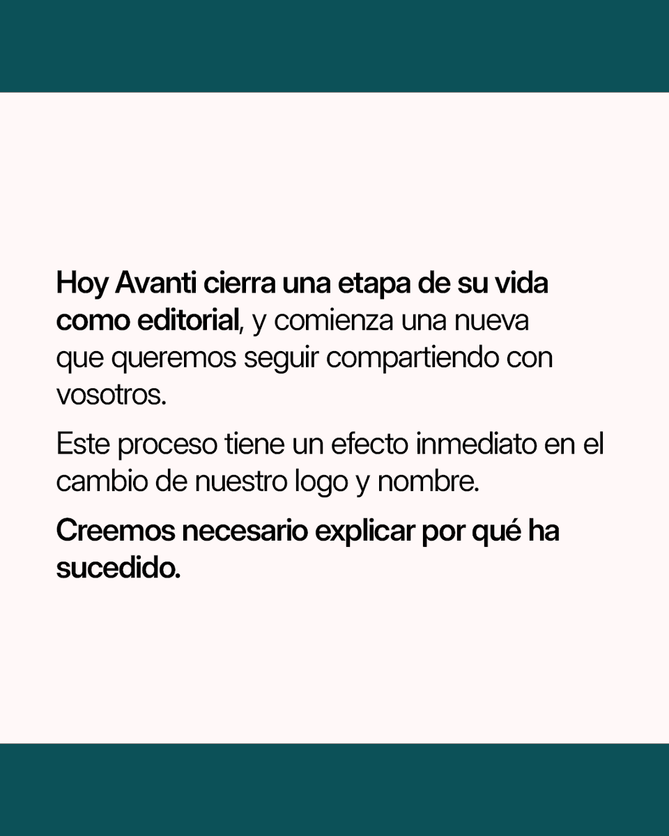 Editorial Avanti tweet media