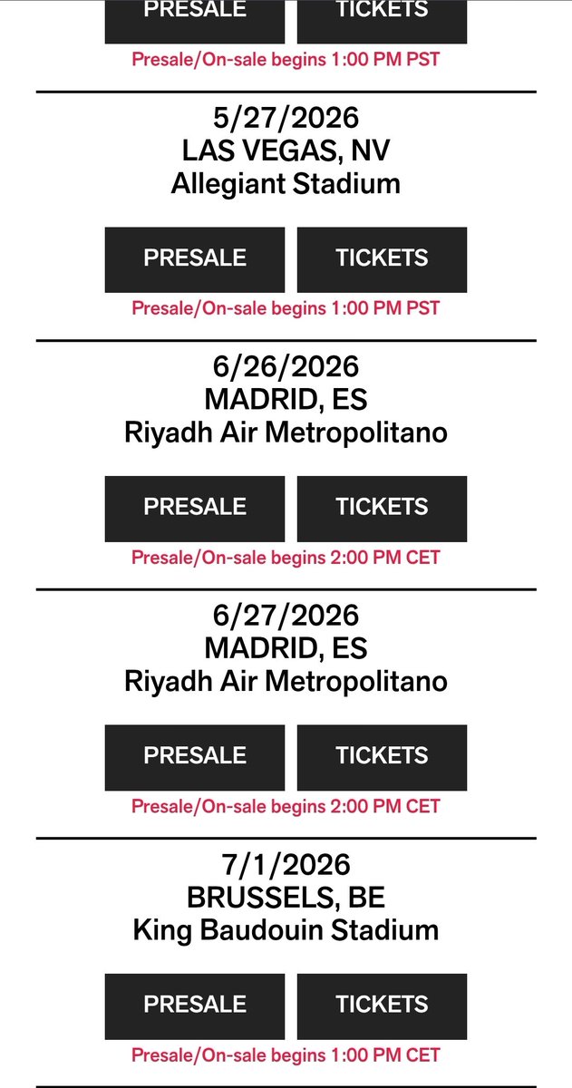 BTS_inSpain2's tweet photo. 1. Accede a la preventa 

🖇 https://t.co/hsL76Bgq2c 

2. Click tour que quieres ver
3. Click presale / preventa
4. Te llevará a la página de ticketmaster 
5. Tienes los dos días 
6. Click a la flecha azul y te saldrá el contador 

🖇 Share the event! https://t.co/MbPFGrQHib

🐢 https://t.co/BqNNYk8JgU