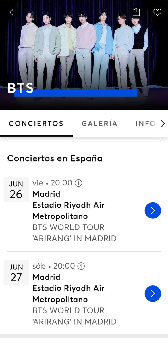 BTS_inSpain2's tweet photo. 1. Accede a la preventa 

🖇 https://t.co/hsL76Bgq2c 

2. Click tour que quieres ver
3. Click presale / preventa
4. Te llevará a la página de ticketmaster 
5. Tienes los dos días 
6. Click a la flecha azul y te saldrá el contador 

🖇 Share the event! https://t.co/MbPFGrQHib

🐢 https://t.co/BqNNYk8JgU