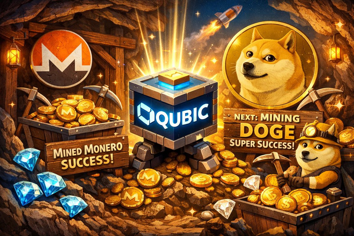 After the $XMR mining success, are you ready for the next level with $DOGE? 
💎 $QUBIC 💎