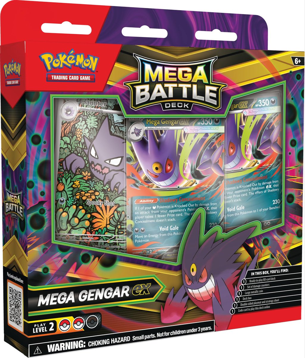 PokemonStockUK's tweet image. 🎉 GIVEAWAY TIME 🎉 

I know how much you all love the Haunter card in this ….

Simply RT + Comment 😈 (emoji) and I’ll pick one of you to win the Mega Gengar battle deck 

UK only | ends 11am 03/02 | 1 winner picked at random | good luck 🤝