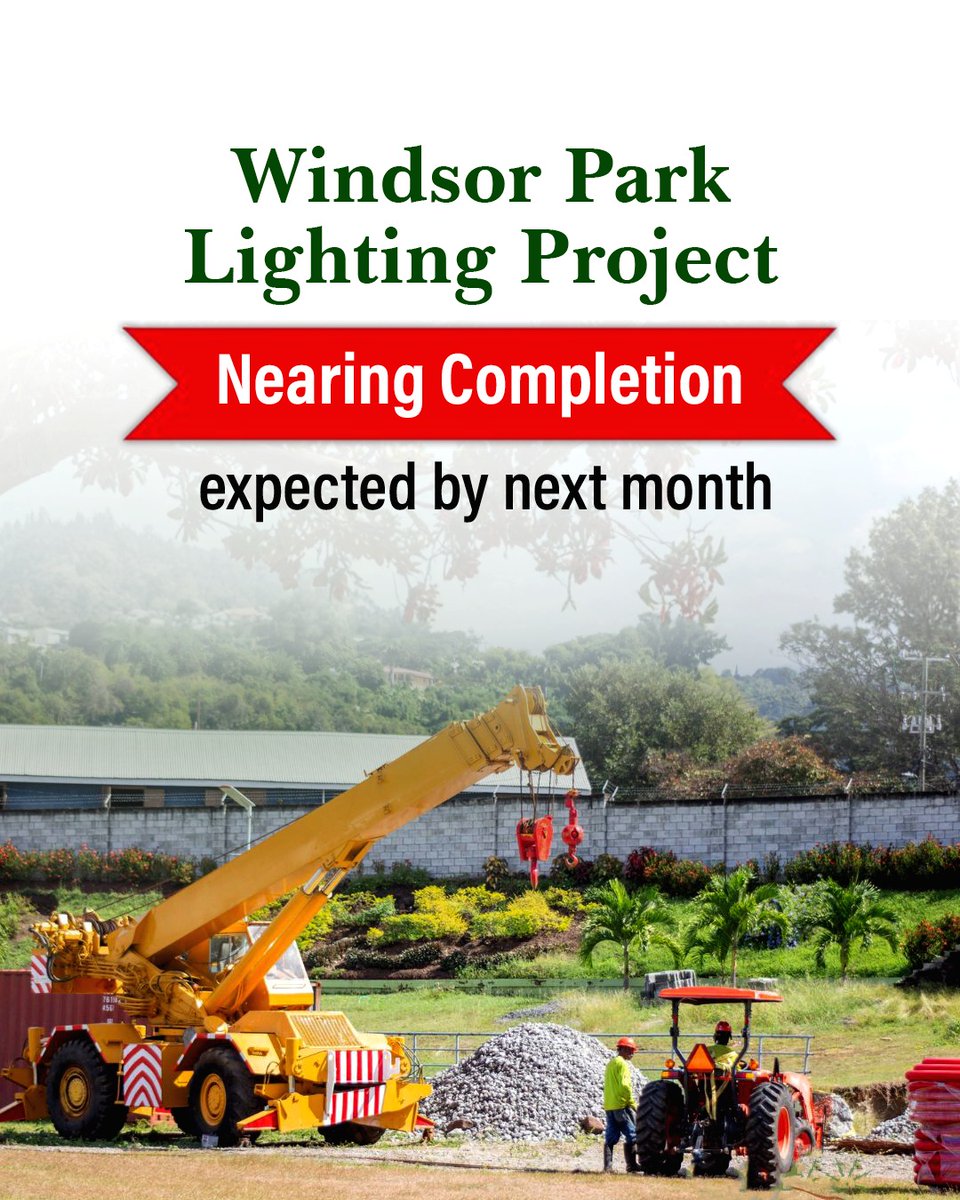 T4Dominica's tweet image. Windsor Park Lighting Project progressing well.
#Dominica #WindsorPark #LightingProject