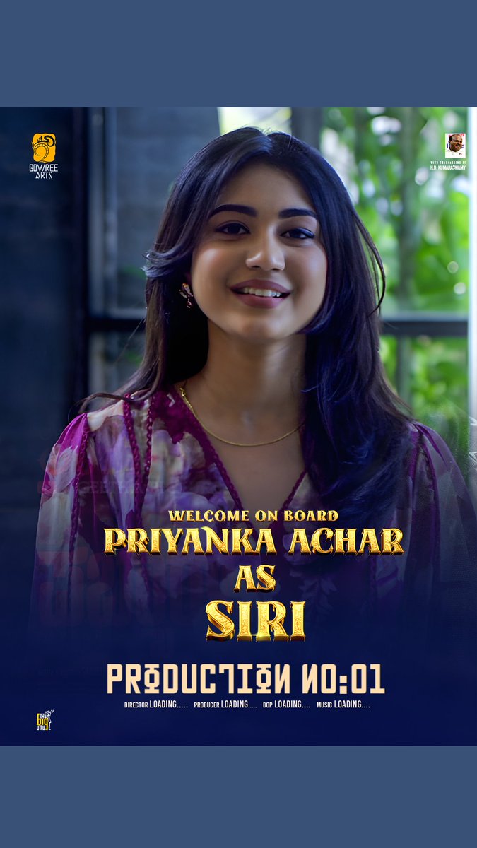 saraswathi1717's tweet photo. #PriyankaAchar
#priyankaachar #gowreearts #production1 #filmucult https://t.co/LN072QExTL