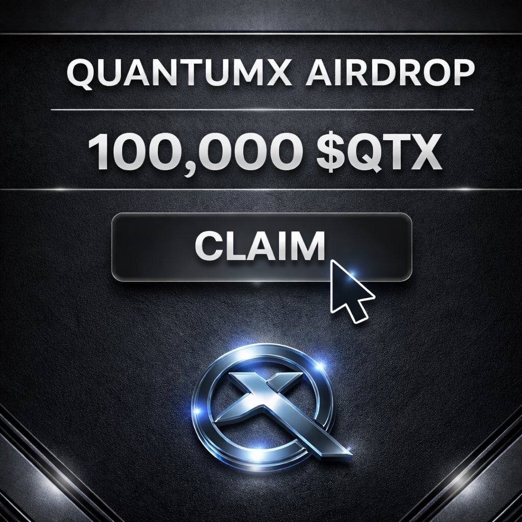 PumpersSquad's tweet image. QTX AIRDROP ⚛️

We’re distributing 1,000,000 $QTX in the next 24 hours to 10 lucky winners
(100,000 $QTX each 🎁)

RT + Like to enter 🚀
Drop your Solana wallet address below 👇

Selection is random. This post is for community distribution purposes only.