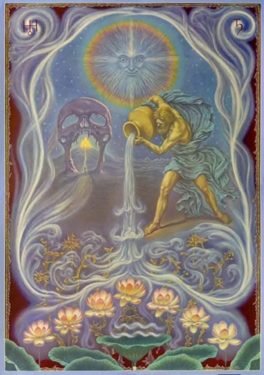 oscillate23's tweet image. Aquarius 
20 January - 19 February

by Johfra Bosschart 
(Dutch 1919-1998)
from the Zodiac series, 1974-1975