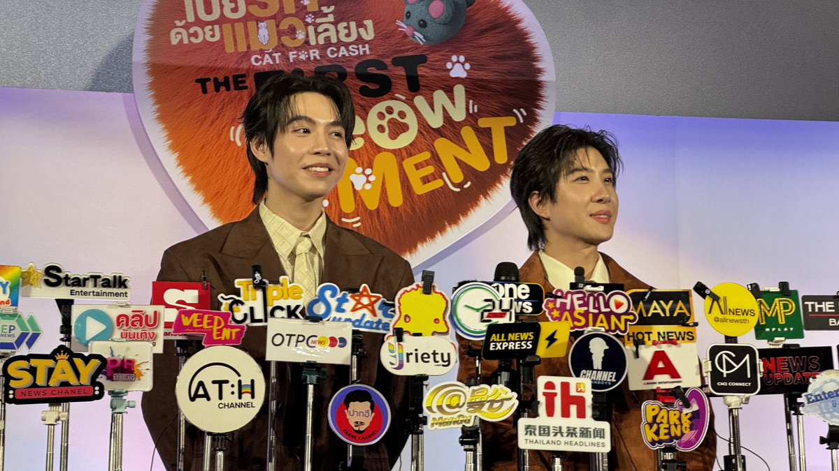 webstarupdate's tweet image. 📍Live สัมภาษณ์ #เฟิร์สข้าวตัง

Link &amp;gt;&amp;gt; youtube.com/live/Om0A4RIVX…

#เปย์รักด้วยแมวเลี้ยง 
#CatForCashEp1
#FirstKhaotung