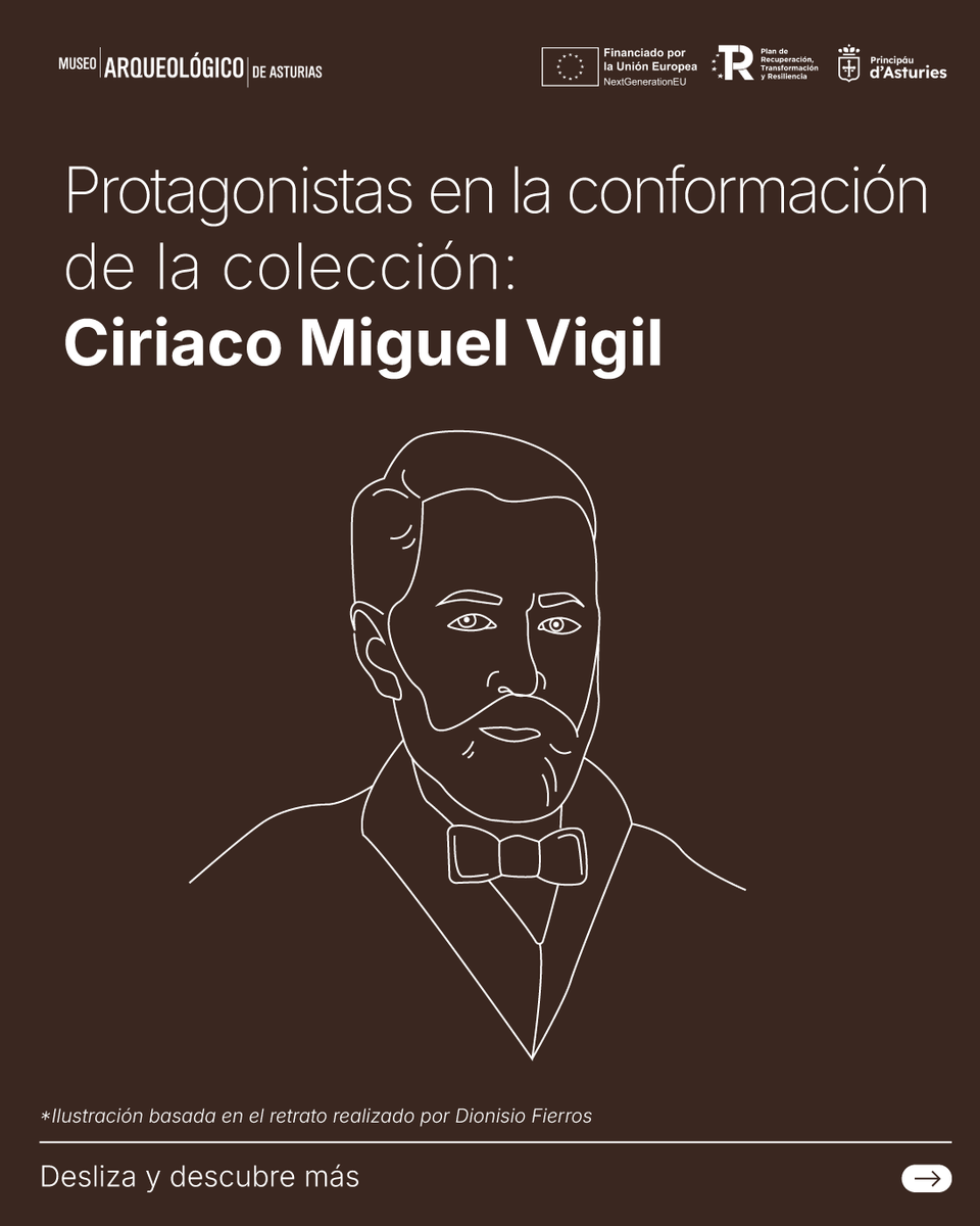 marqueologicoas's tweet photo. 🏛️ Agradecemos el inmenso legado de la figura de Ciriaco Miguel Vigil, cuyo trabajo fue vital para nuestro museo 🙏📜
 📅 Miércoles a domingo
 🎟️ ¡Entrada gratuita!
 #MuseoArqueológicoDeAsturias #Historia #Cultura #Patrimonio https://t.co/2Nzva4QJp8