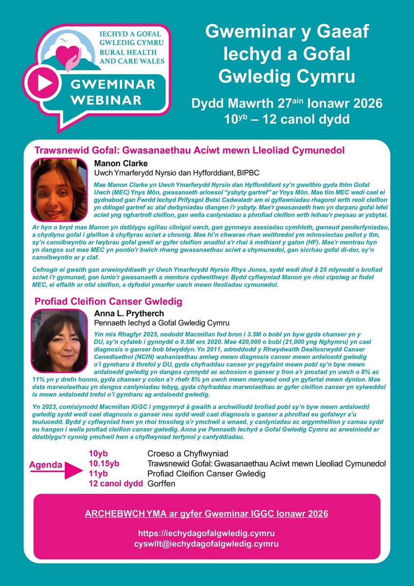 Rural Health and Care Wales (RHCW) tweet media