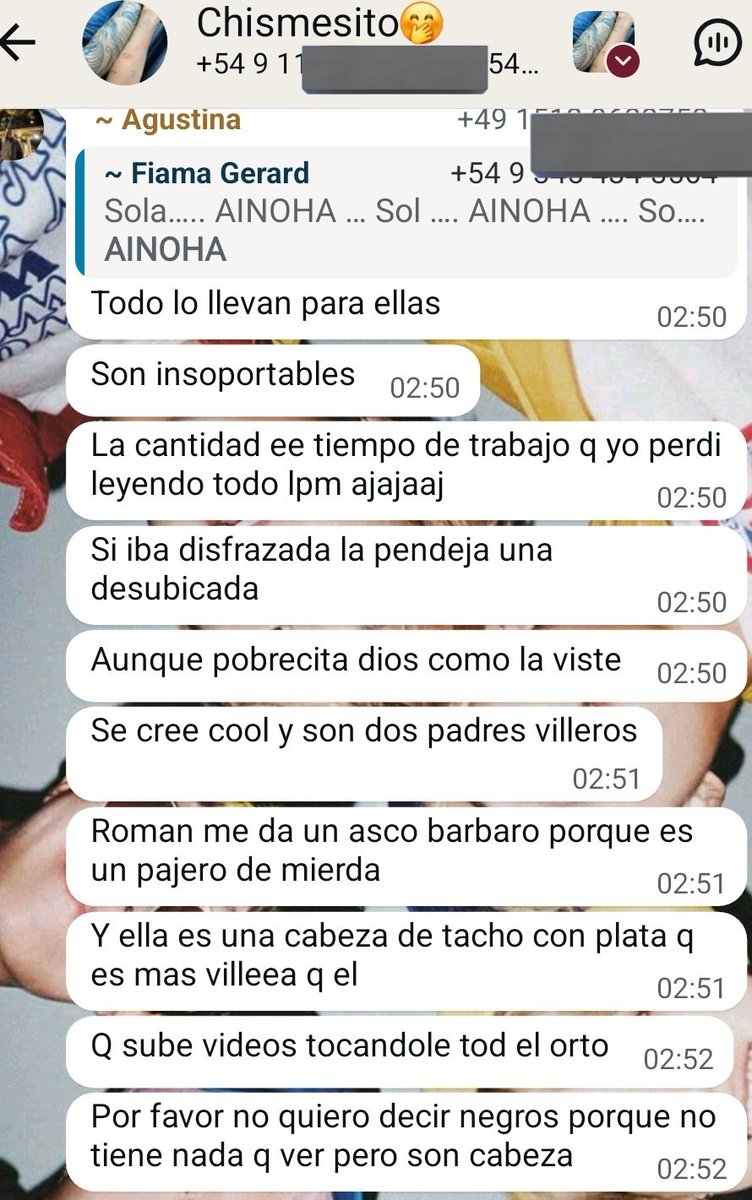 timbrela1's tweet photo. Este grupo empezó como un grupo para "apoyar" a las Nucera pero ahora insultan hasta a su madre recién fallecida. Ayer fue Niki la afectada pero todo el tiempo la bronca es contra Miki https://t.co/XZOeM2zreC