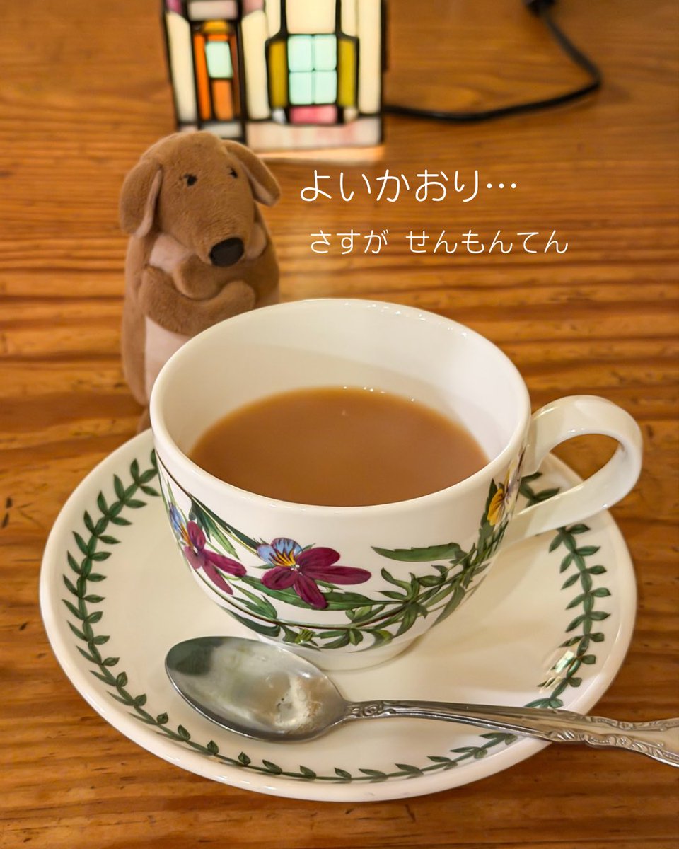 紅茶を嗜むイヌ🐶