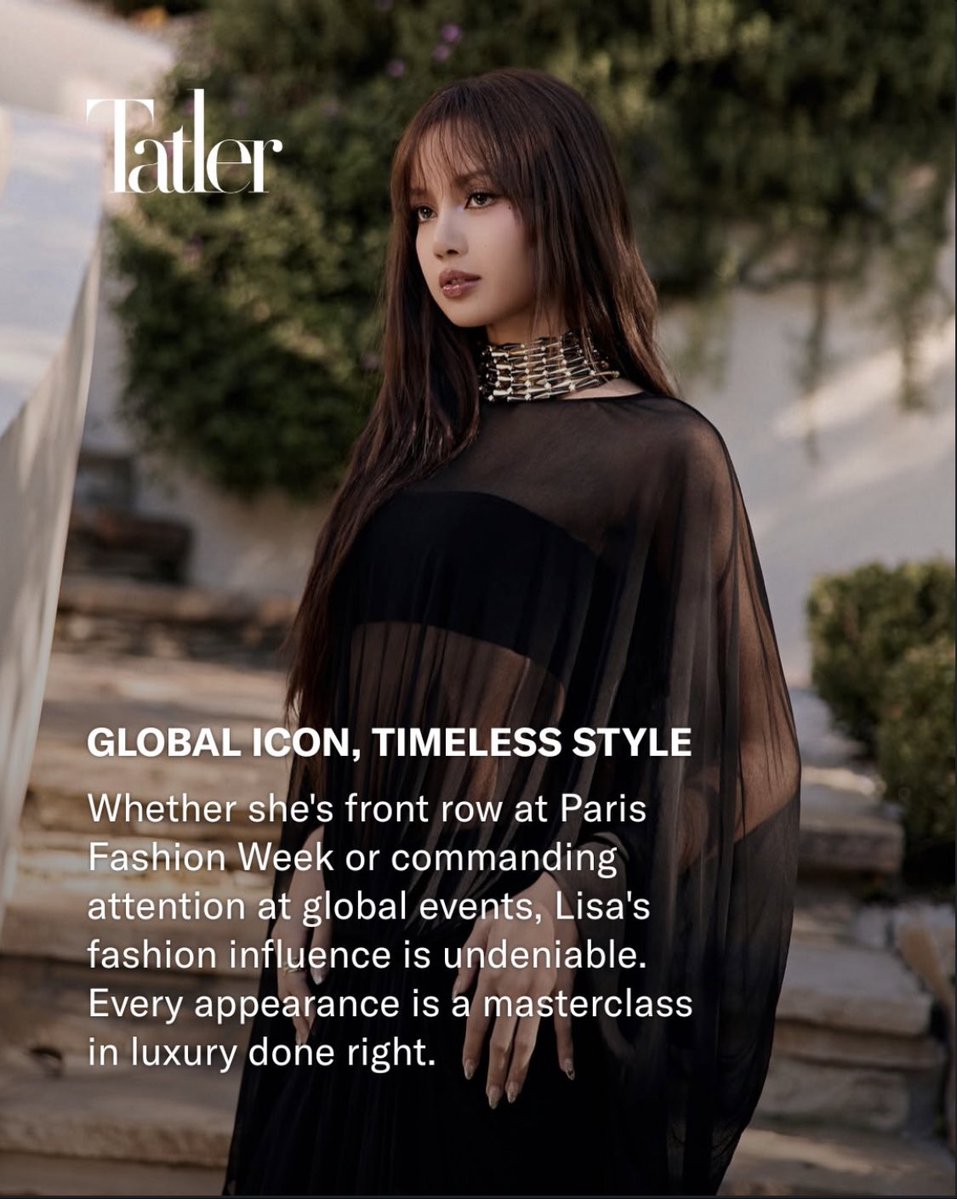 “#LISA
BP's global icon who put Thailand on luxury's biggest stages.
As an ambassador for Louis Vuitton and Bvlgari, Lisa's influence reaches far beyond music. She's not just an ambassador. She's a phenomenon.”

🔗 instagram.com/p/DTuey-iD_x5/…

#LISAxLouisVuitton #LISAxBVLGARI