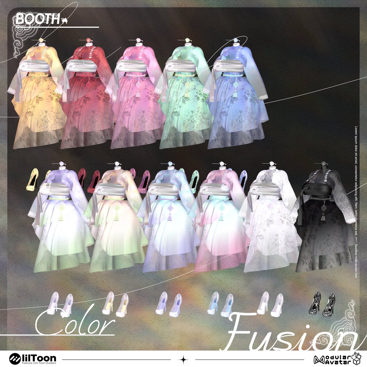 🎁𝐑𝐓+𝐅𝐨𝐥𝐥𝐨𝐰 𝐄𝐯𝐞𝐧𝐭

좋은 기회를 주셔서 한복 의상 이벤트를 준비 했습니다!
추첨을 통해 1명을 뽑아서 FULL PACK 1개를 드립니다! 

✅본 게시물을 RT
💖추첨일: 1/25

[BOOTH]
booth.pm/ko/items/78509…

#UNTshop #UNT_BOOTH