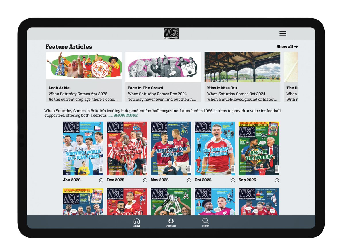 When Saturday Comes tweet media