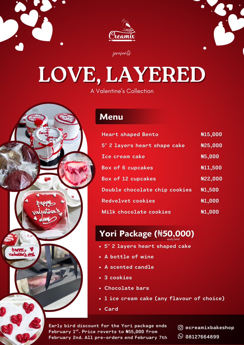 creamixbakeshop's tweet image. Commman buy what we are selling ohh!
Very very affordable!
Your love life will thank you😌🤌🏾