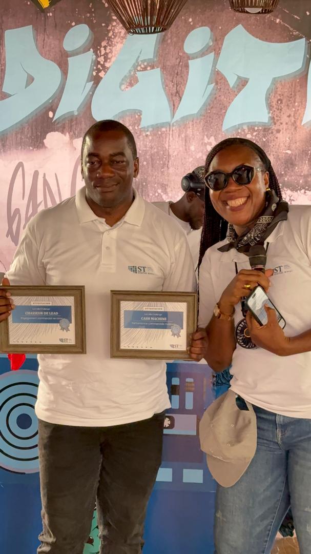 STDIGITAL_corp's tweet photo. 🚀 KICKOFF @STDIGITAL_corp 2026 ✅
A Douala ! 5 jours | 7 filiales 🇧🇯🇨🇲🇨🇬🇨🇮🇬🇦🇨🇩🇹🇬 | Objectif : PERFORMANCE 2026 !
🎯 Highlights : ateliers, bilan 2025, best practices DG, team building panafricain.
ST DIGITAL, Sky is not the limit !
#STDIGITAL #Kickoff2026 #CloudSouverain https://t.co/4xueIh6C5w