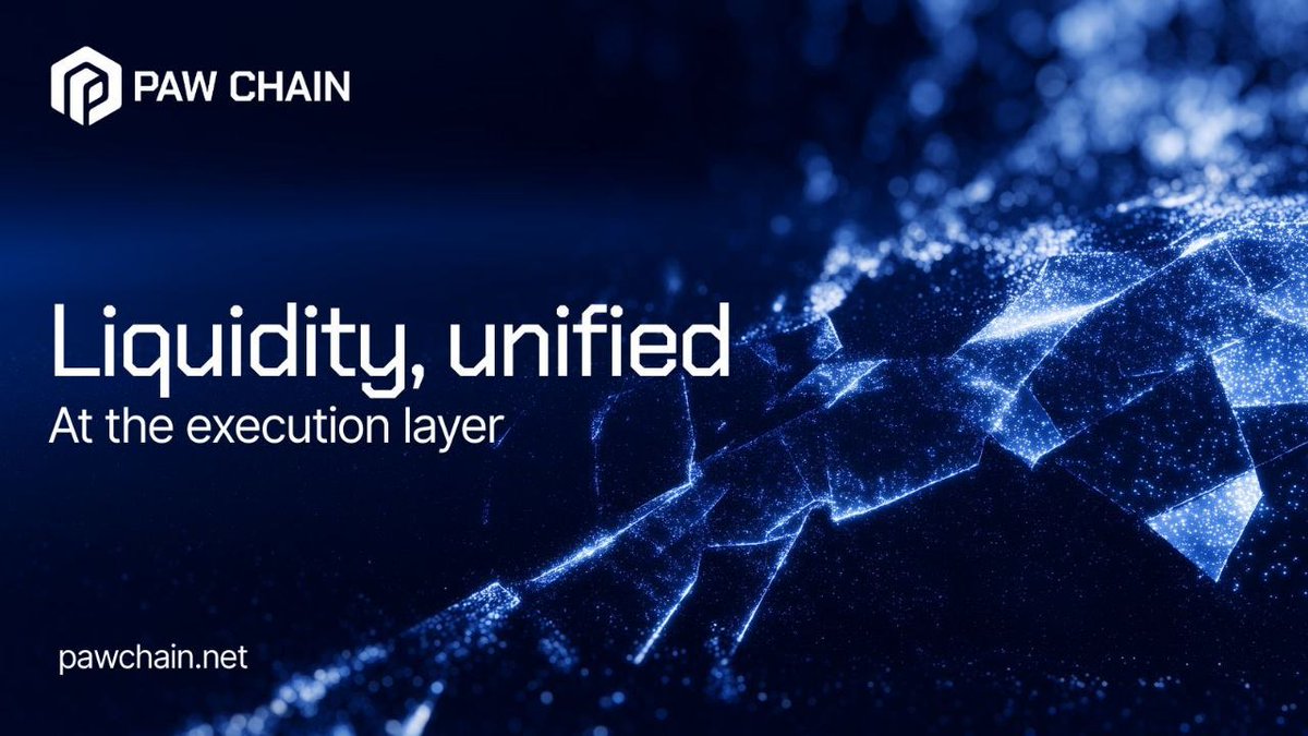 ValidPointHQ's tweet image. Unified liquidity is the real game changer.

By bringing liquidity together instead of fragmenting it across chains, @PawChain removes friction, improves execution, and makes capital actually work harder. That’s how you unlock better UX, deeper markets, and real scalability.…