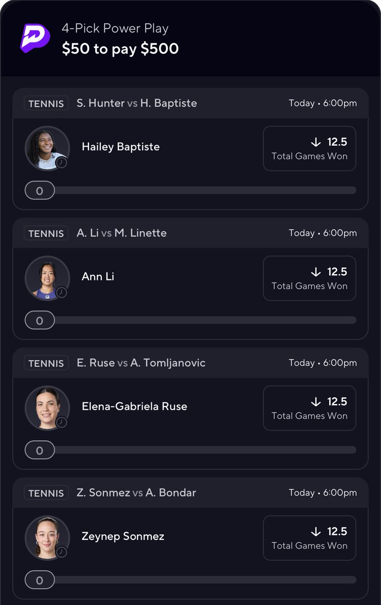 ndotdiab's tweet image. anyone awake?? running this tennis 10x on prizepicks 🎾 

like = tailing 

link in comments below ⬇️