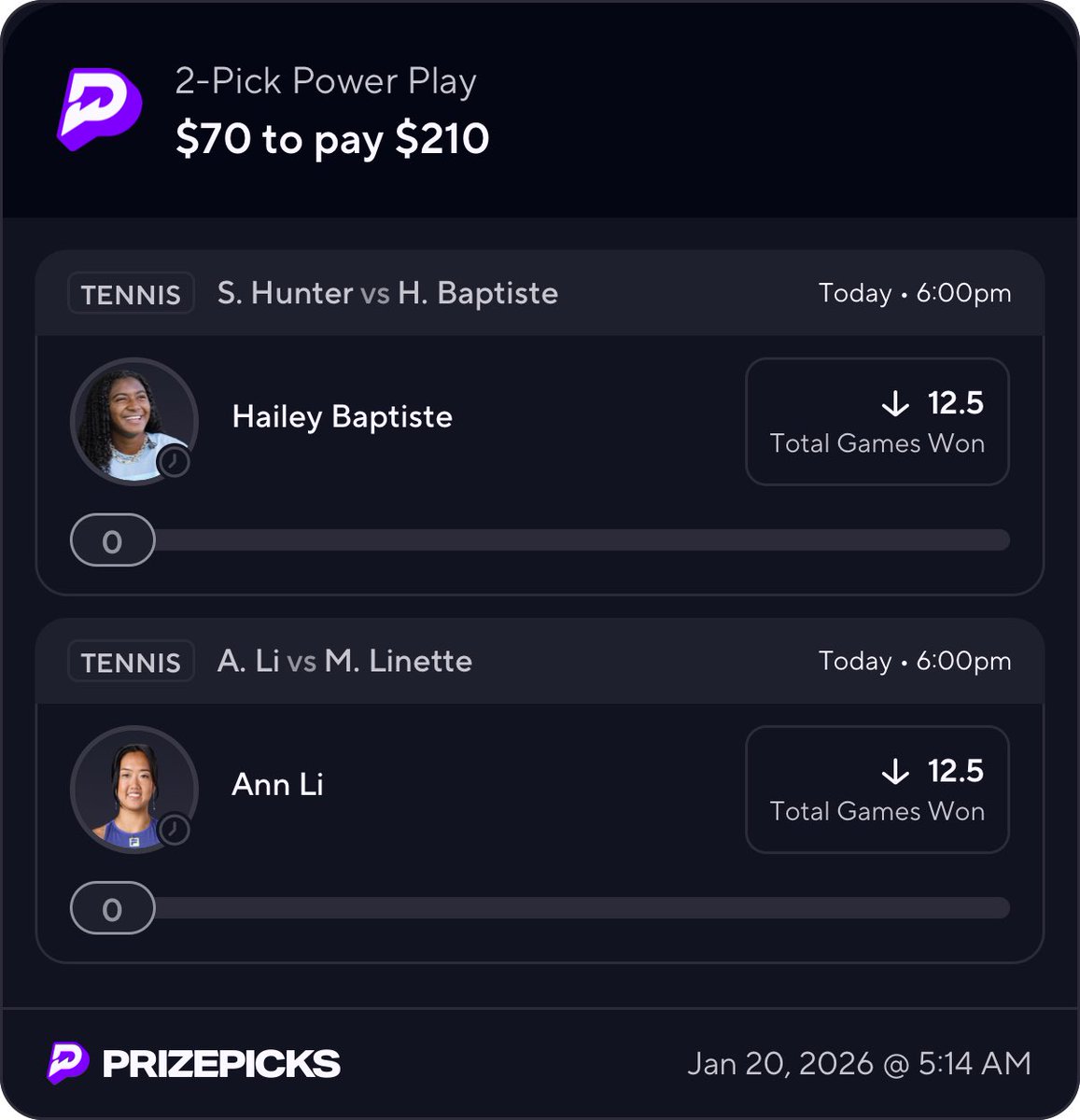 ndotdiab's tweet image. anyone awake?? running this tennis 10x on prizepicks 🎾 

like = tailing 

link in comments below ⬇️