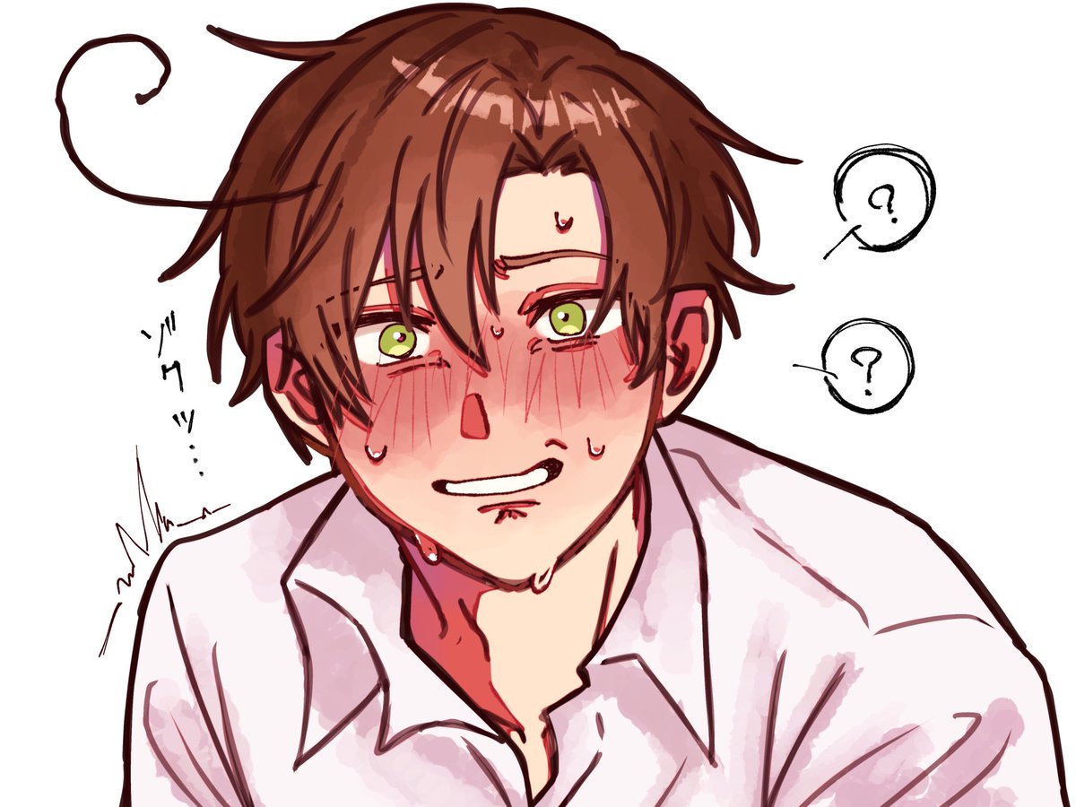 tya_basira_0524's tweet image. #繋がらなくていいから俺のロマを見てくれ
汗、頬の赤らみ。至高